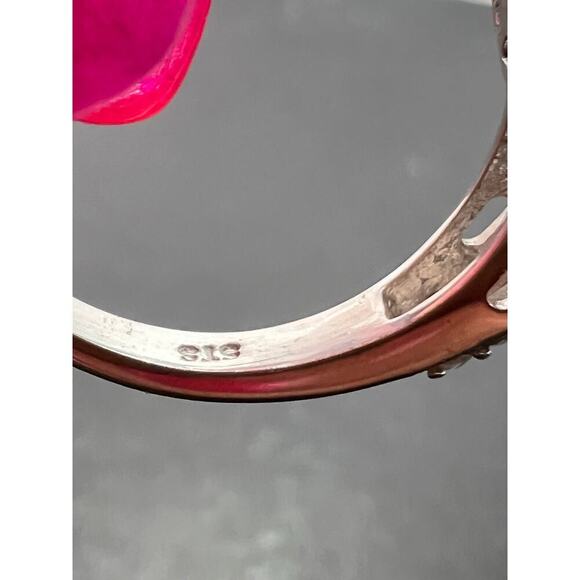 Chuck Clemency Sleeping Beauty turquoise ring in platinum over 925 silver size 8 - Picture 5 of 11